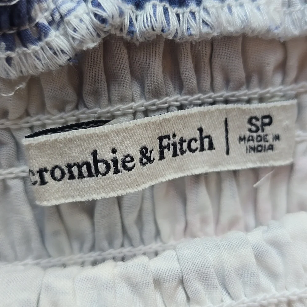 Abercrombie & Fitch, Smocked Midi Dress, Island Motif, EUC, Women's SP - Picture 3 of 12